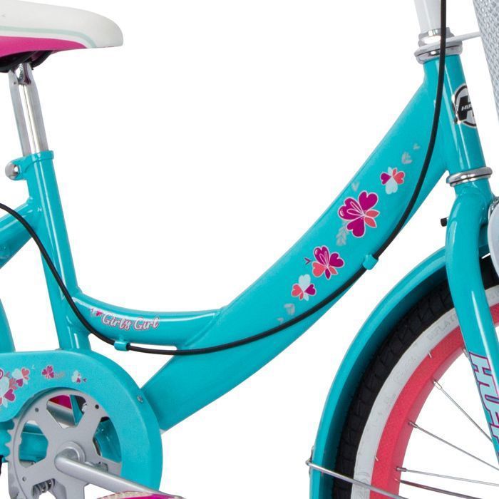 Kinderfiets – Meisjesachtig – 50 cm wielen – Leeftijd 6 tot 11 jaar – Klassieke stijl – Blauw – HUFFY product