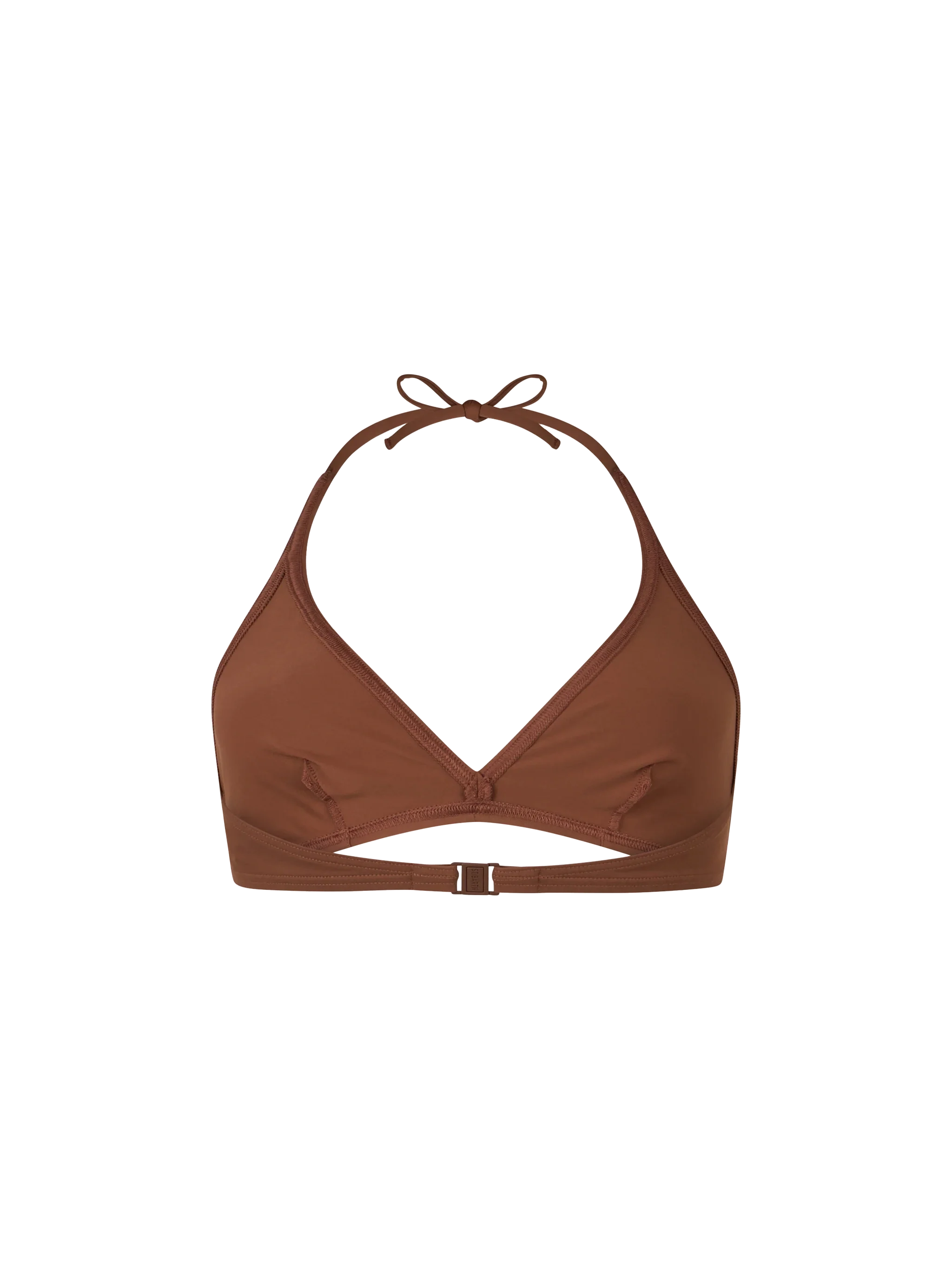 Top de madre Gaia con bralette naranja