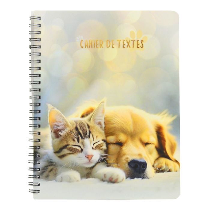 Cahier de textes ANONYM chien et chat