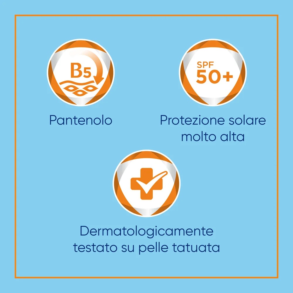 BEPANTHENOL Crème pour tatouages Bepanthenol avec très haute protection solaire SPF50+ 50ml pour tatouages