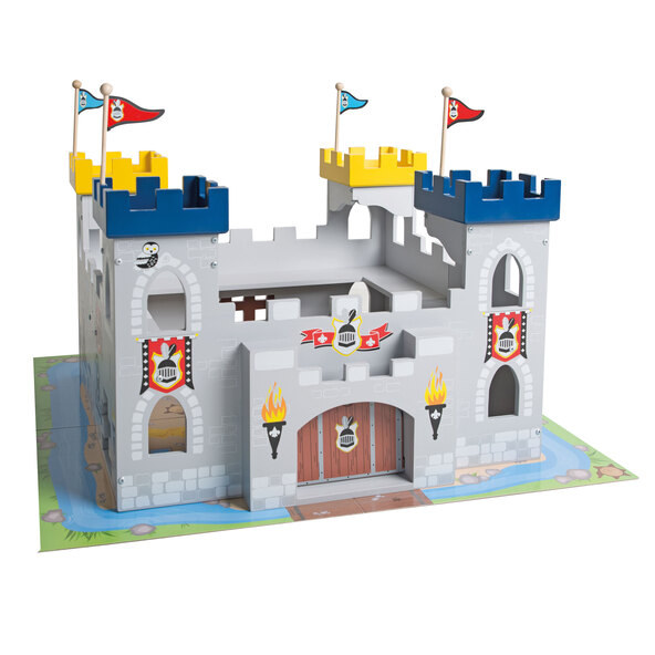 Castello del cavaliere in legno 3 in 1