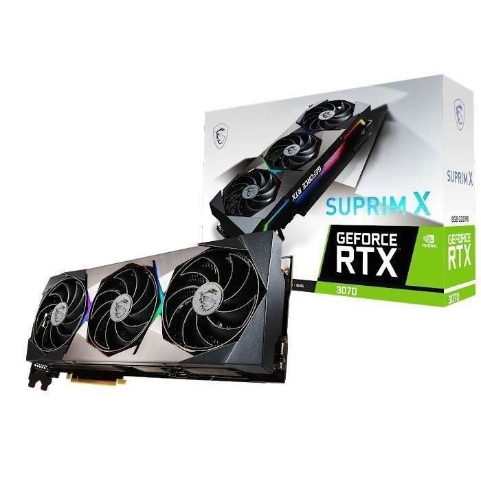 Scheda grafica MSI Suprim X - RTX 3070 LHR - 8GB - (912-V390-281)