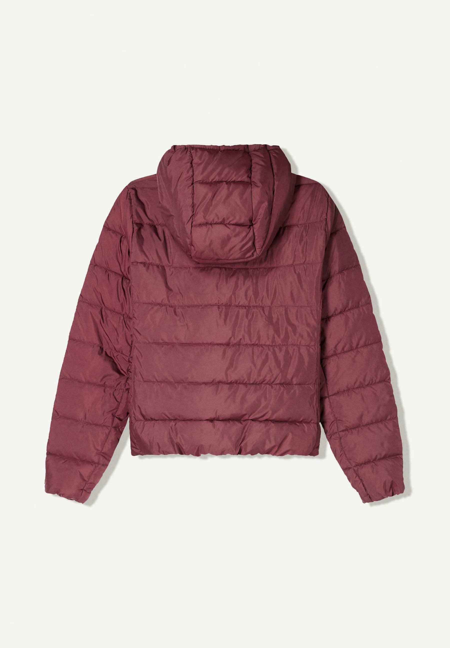 Giacca invernale Bershka - rosso scuro