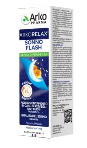 ARKOPHARMA Arkopharma Arkorelax Sleep Flash 20 ml Sublingualspray mit Sofortwirkung