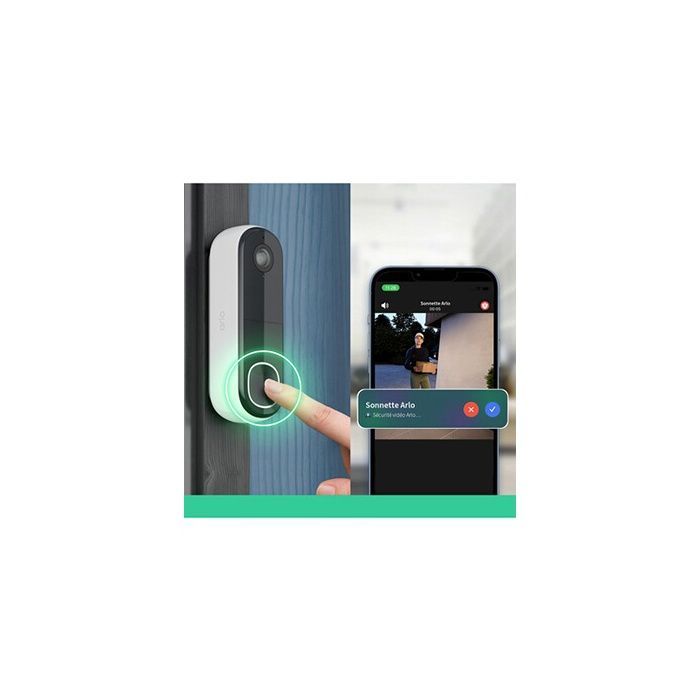Videocitofono - ARLO - AVDK4001-100PES - Connessione Wi-Fi diretta - Sirena integrata