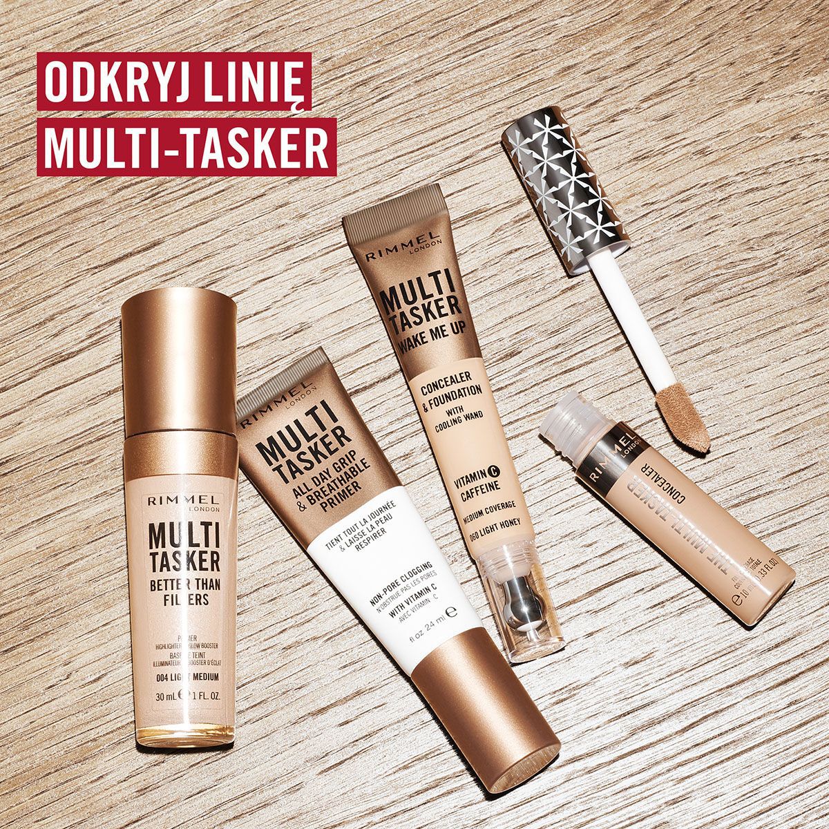 Rimmel Multi-Tasker Ganztägiger Grip & Atmungsaktiv