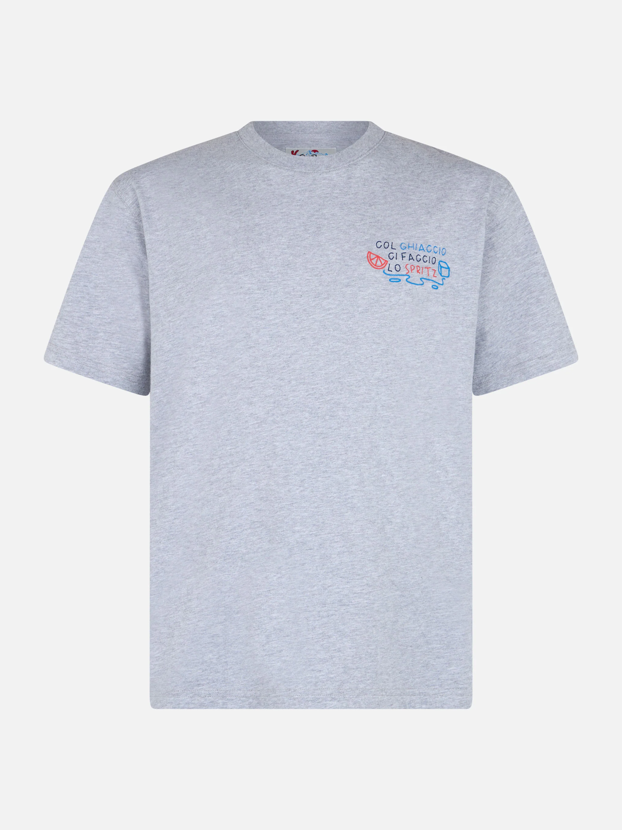 Arnott's T-shirt voor heren van zwaar katoen met borduurwerk en de tekst 