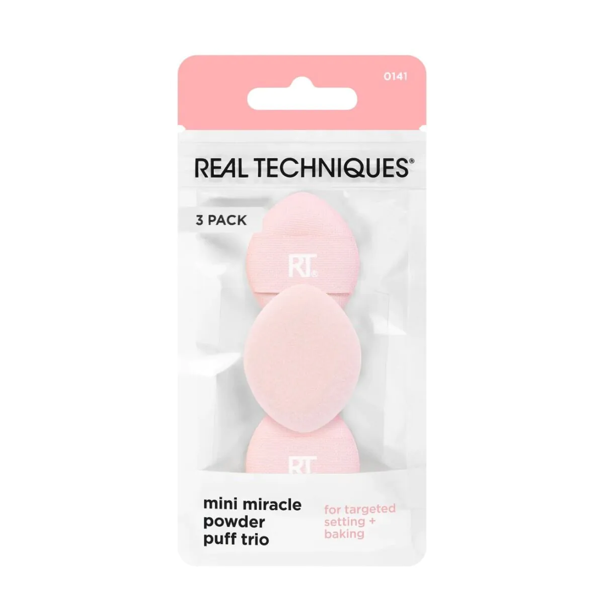 Real Techniques Aplikator Mini Miracle Powder Puff Trio