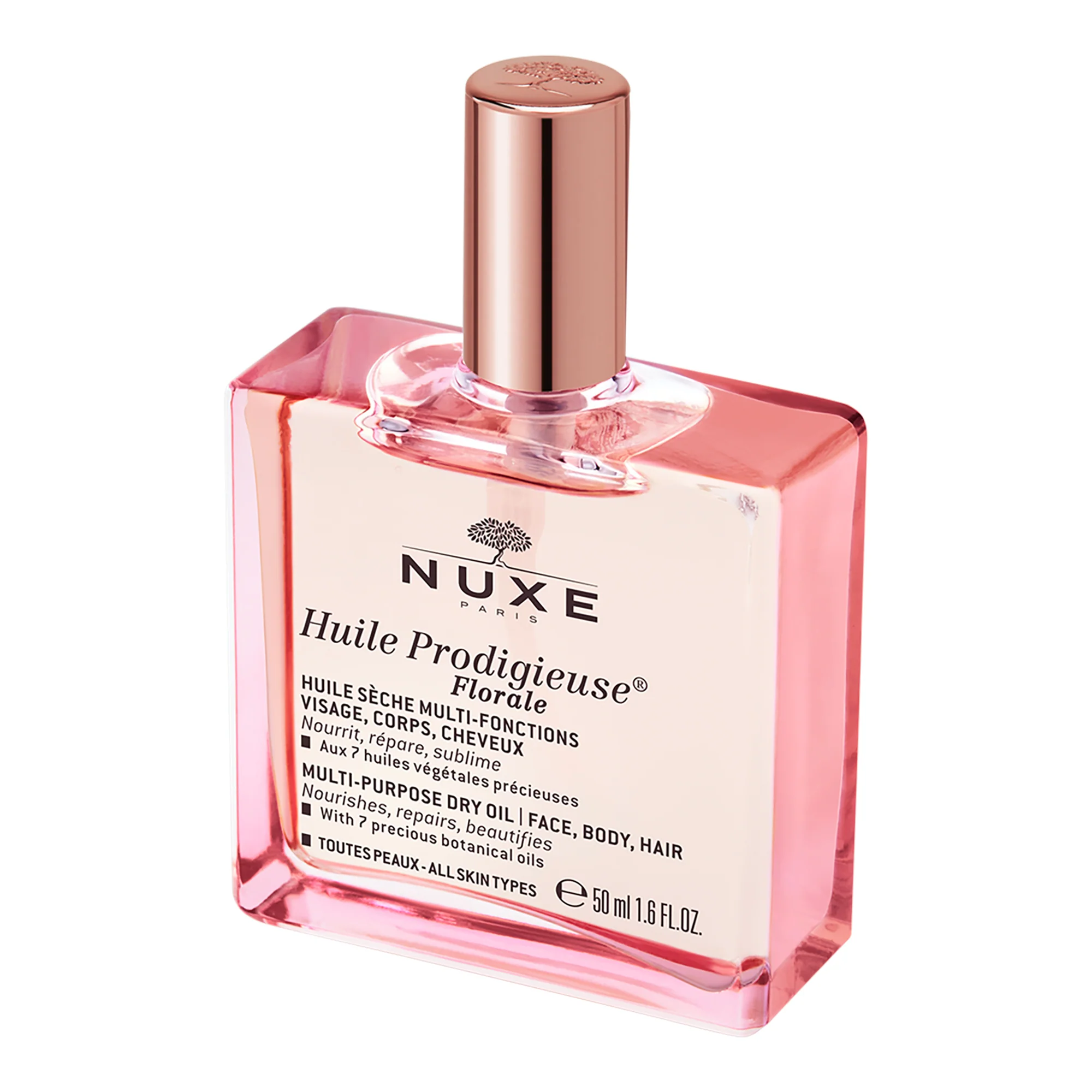 Huile Prodigieuse Olio Secco FLORALE - Olio viso nutriente, Olio Corpo, Olio Capelli, Olio elasticizzante antismagliature