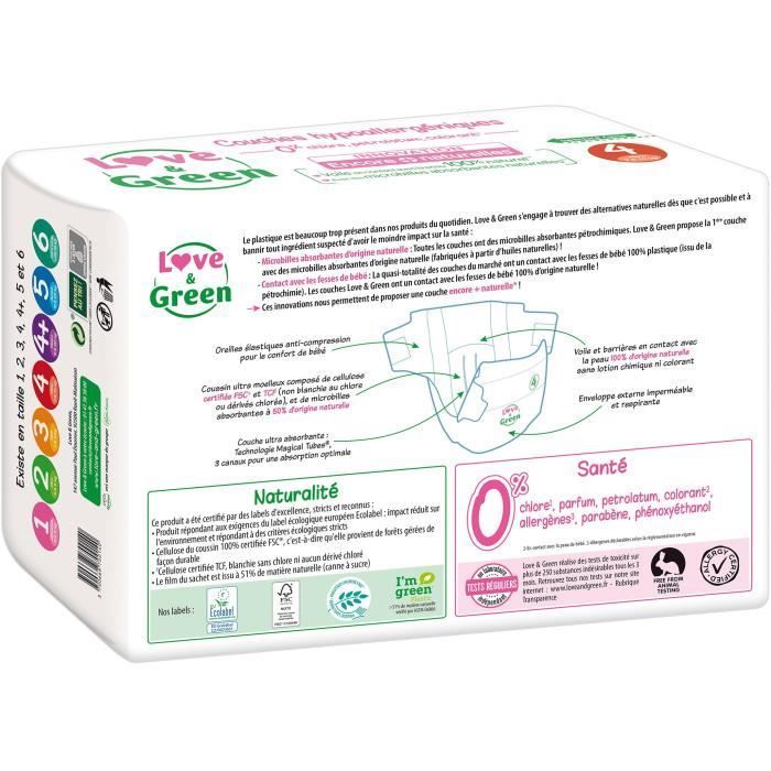 Pannolini Love & Green T4 x 46 (7-14 kg)