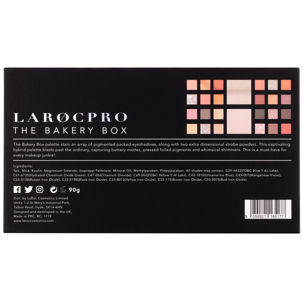 LaRoc Pro The Bakery Box - 26 värin luomiväripaletti
