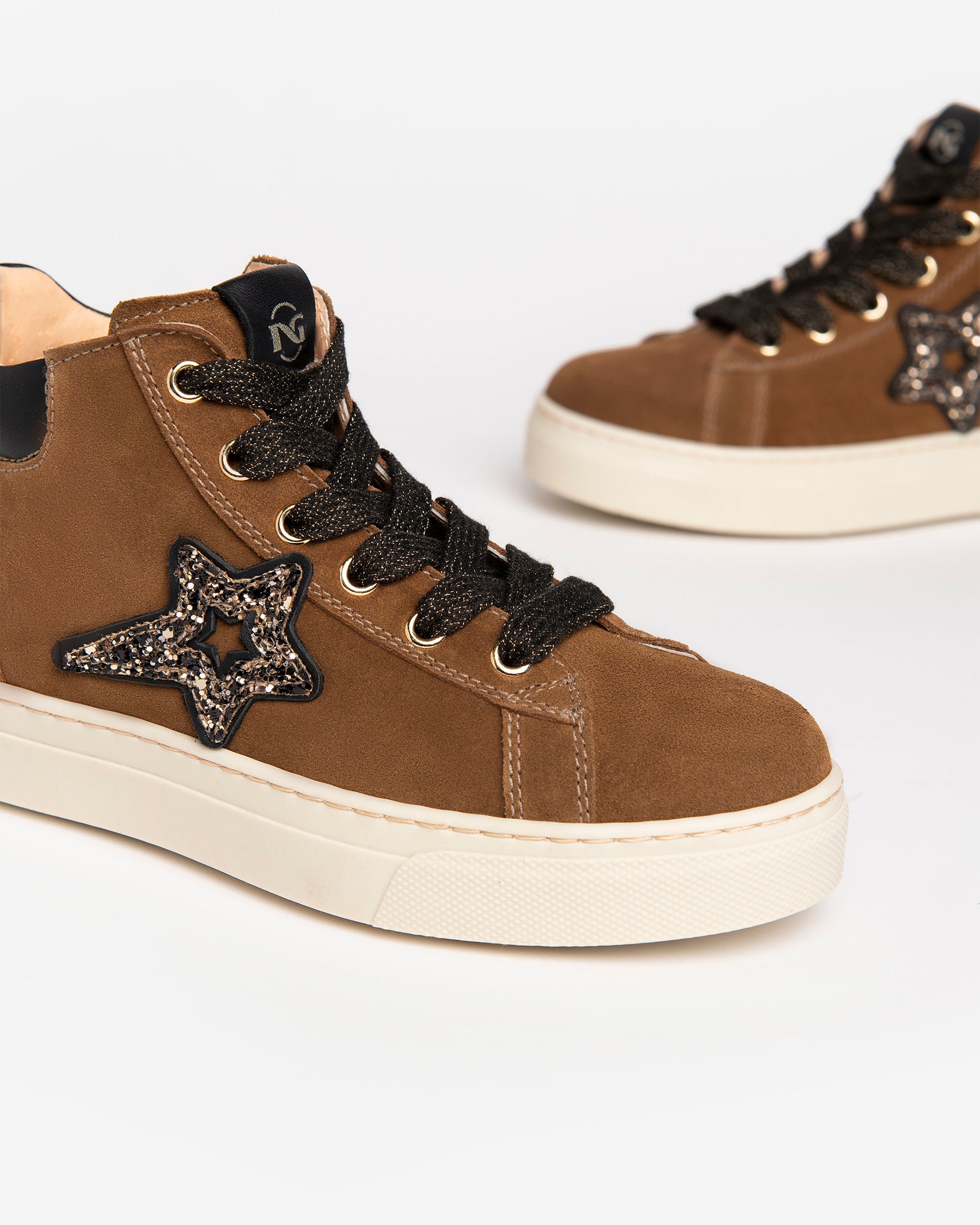  Baskets en daim et cuir pour adolescentes