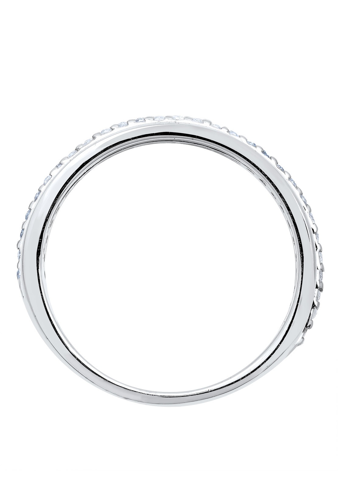 Elli Femmes couches avec cristaux de zirconium en argent sterling 925
