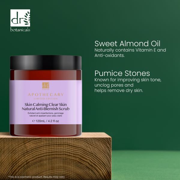 Dr Botanicals Clear Skin Scrub naturale anti-imperfezioni