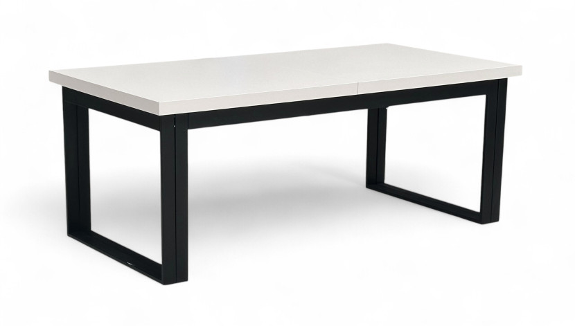 Stół prostokątny rozkładany 4 metry 100x200cm KASZMIR nogi metalowe