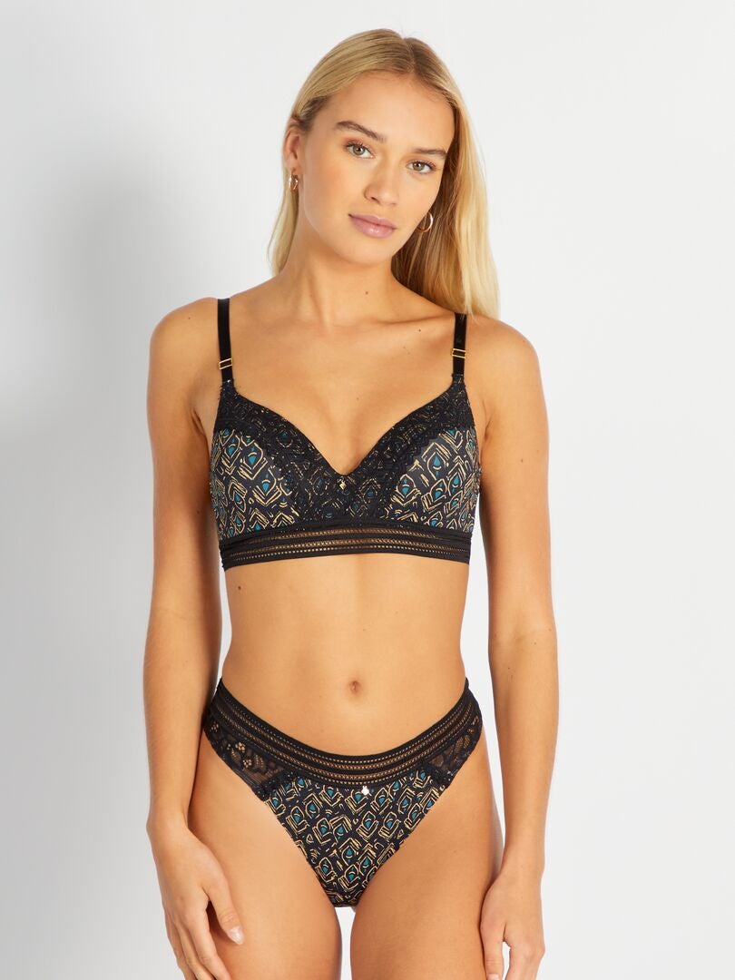 Sutiã com bojo Mojito Lingerie - PRETO