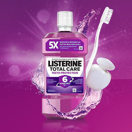 Στοματικό διάλυμα Listerine 500ml Total Care