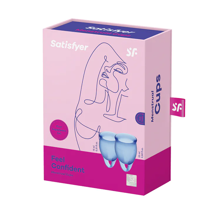 Satisfyer Feel Confident Menstrual Cup Dark Blue
