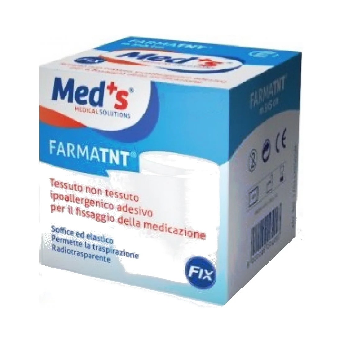 Pansement auto-adhésif TNT FARMAC-ZABBAN Med's Fix en rouleau de 5 m x 10 cm