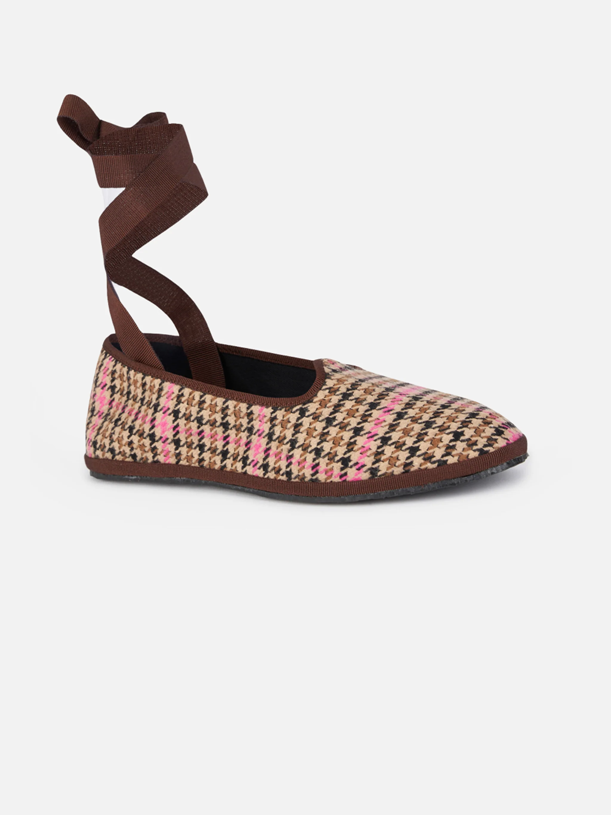 Dames mocassins met pied-de-pouleprint | MY CHALOM SPECIALE EDITIE