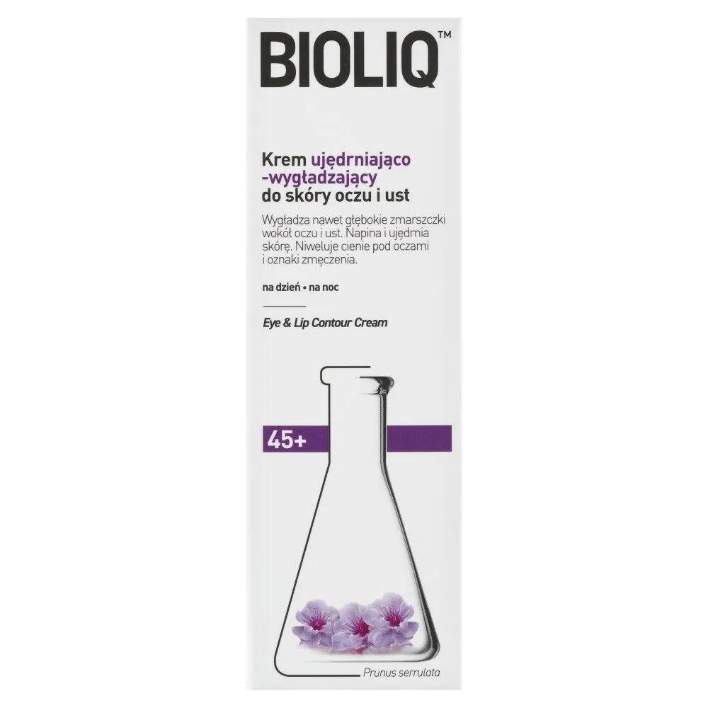 Bioliq Krem Ujędrniająco-Wygładzający 45+ do skóry oczu i ust