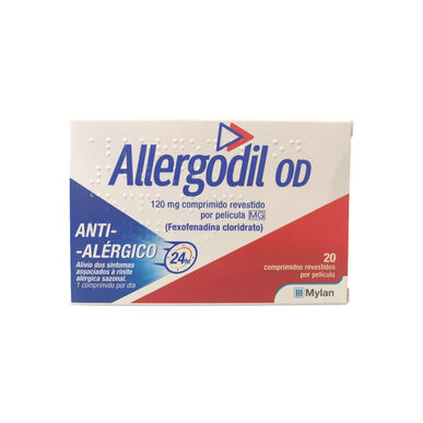 Allergodil Allergodil OD Tablety proti alergii 20 tablet 20 tablet