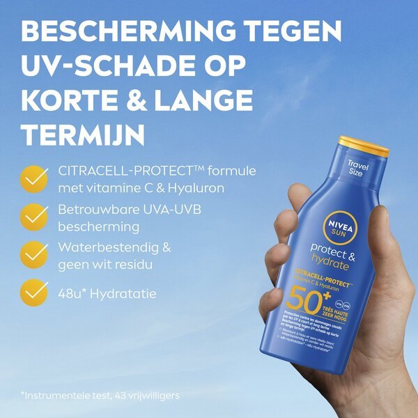 NIVEA Sun Protect & Hydrate mlijeko za sunčanje SPF50+ 100 ml