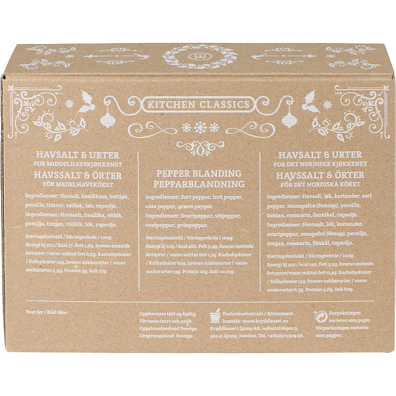 Lea presentset 174 g Gourmet trio med kvarn