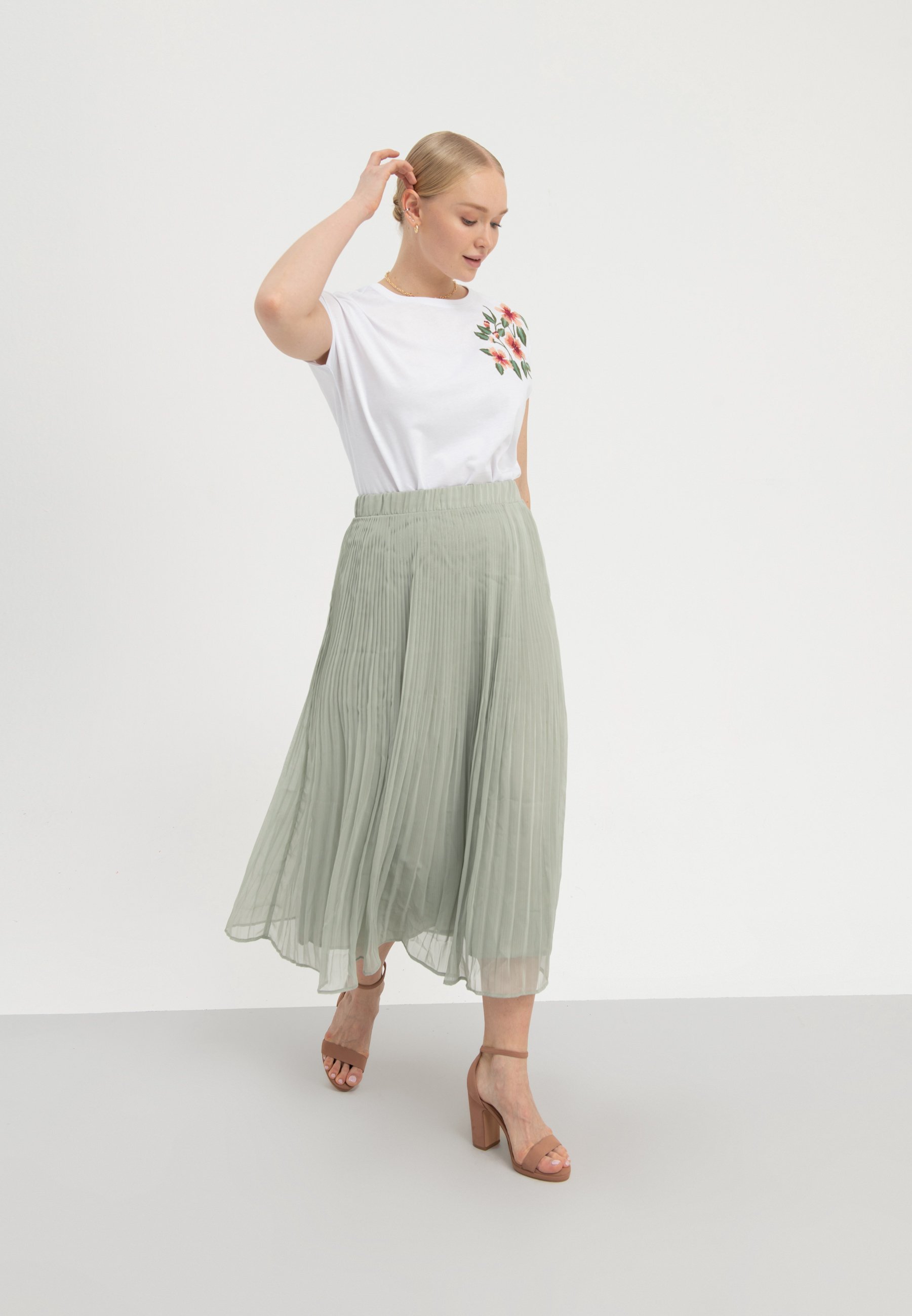 Camiseta Anna Field com estampa - branca