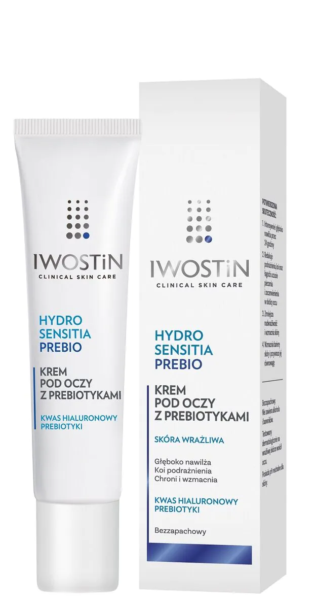Iwostin Hydro Sensitia PreBIOKrem pod oczy z Prebiotykami
