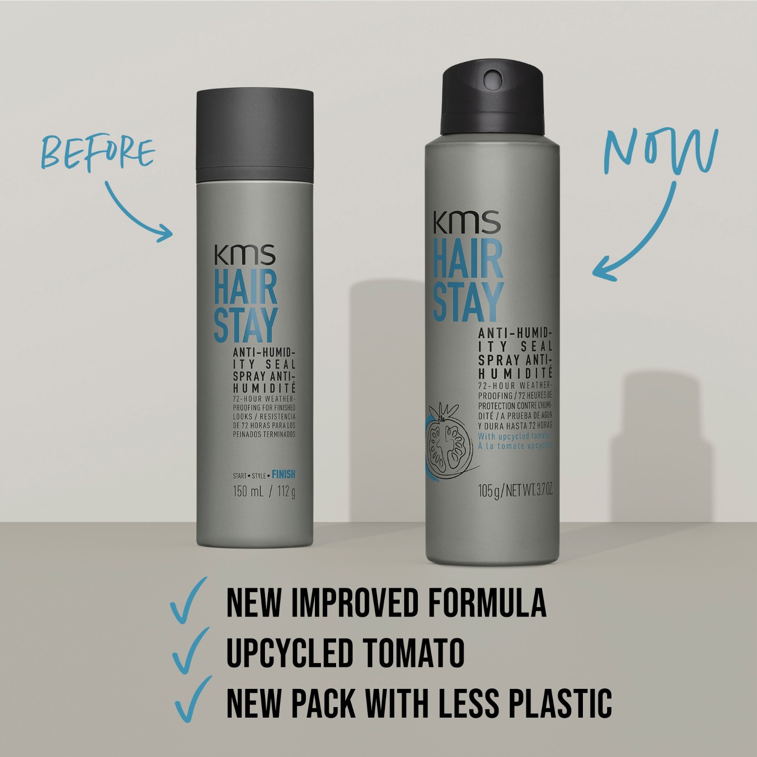 KMS HairStay Anti-Humidity Seal hårspray - 75 ml