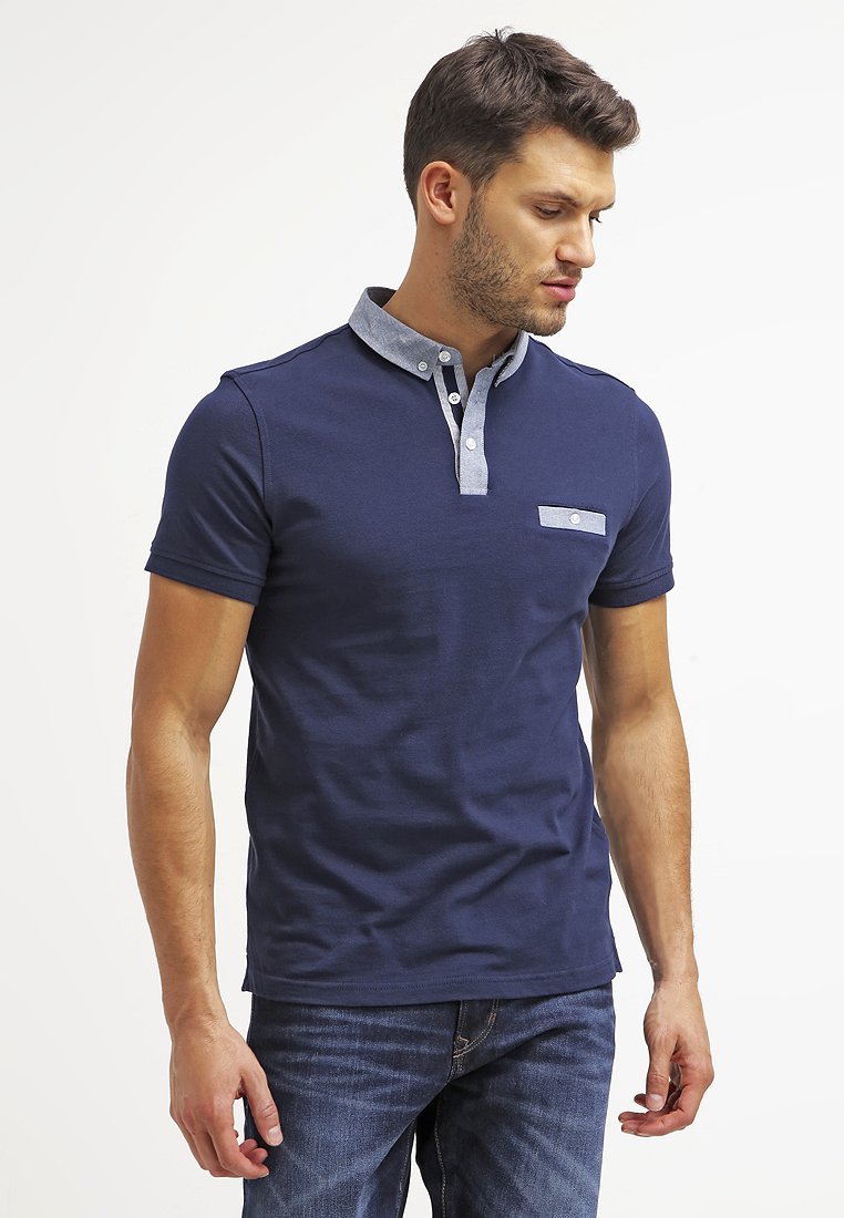 Pier One poloshirt - donkerblauw