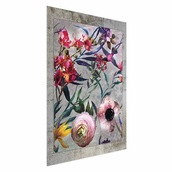 Plakat Rustykalne kwiaty 21x30 cm