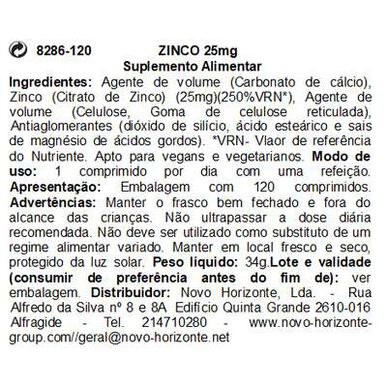 Lamberts Sinkki 25 mg 120 tablettia 120 tablettia