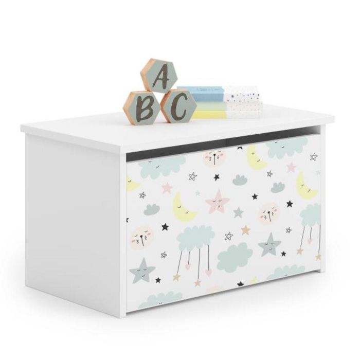 Coffre à jouets Daria étoiles