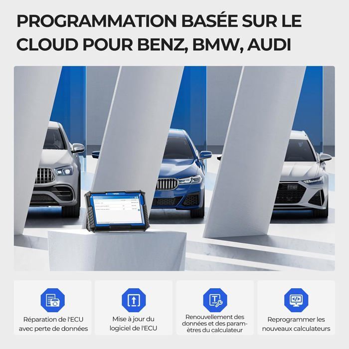 TOPDON Phoenix XLink Ferramenta de diagnóstico automotivo multimarcas, codificação de ECU, mapeamento de topologia, mais de 41 serviços