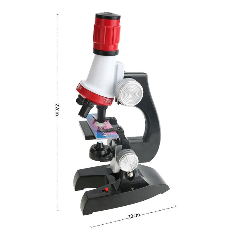 Educatief speelgoed voor kinderen, STEM-speelgoed, wetenschapsspeelgoed voor thuis en school, 400x en 1200x biologische microscoopset, speelgoed voor kinderen, kerstcadeaus.