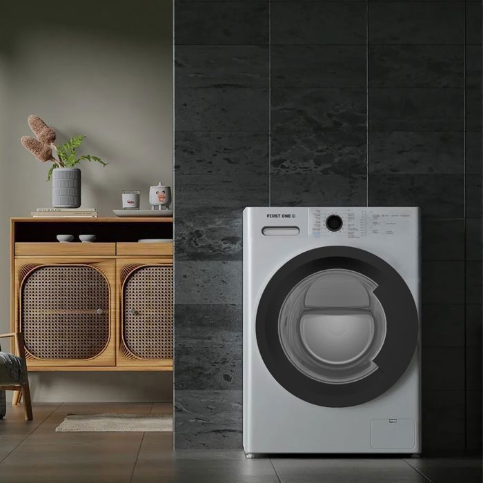 FIRST ONE FLL81400WH Front-Loading Washing Machine - 8 kg - 1400 rpm - 16 Programs - Eco - Intensive - Quick - Very Low Consumption - A-20%