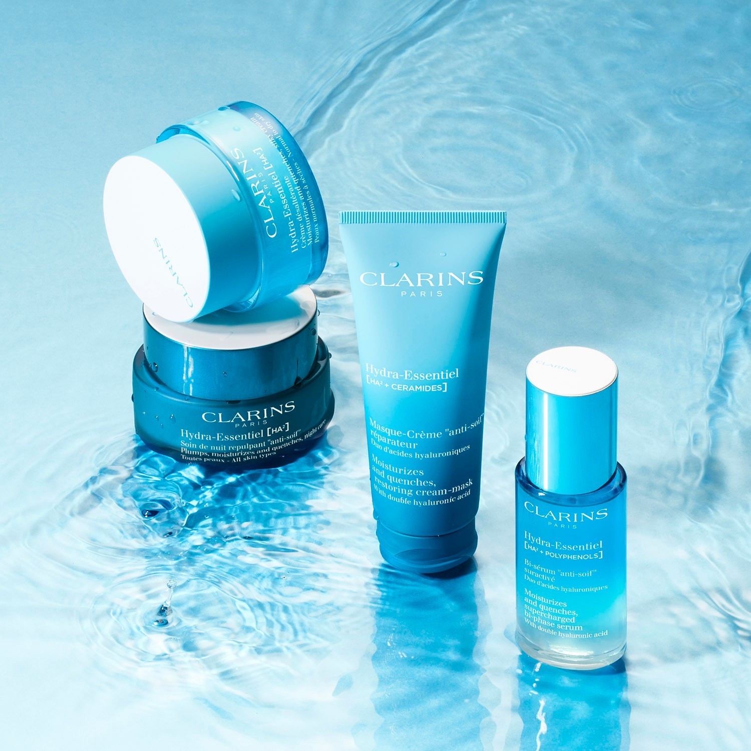 Clarins Hydra-Essentiel HA² Hydra-Essentiel [HA²] dvofazni serum – 30 ml