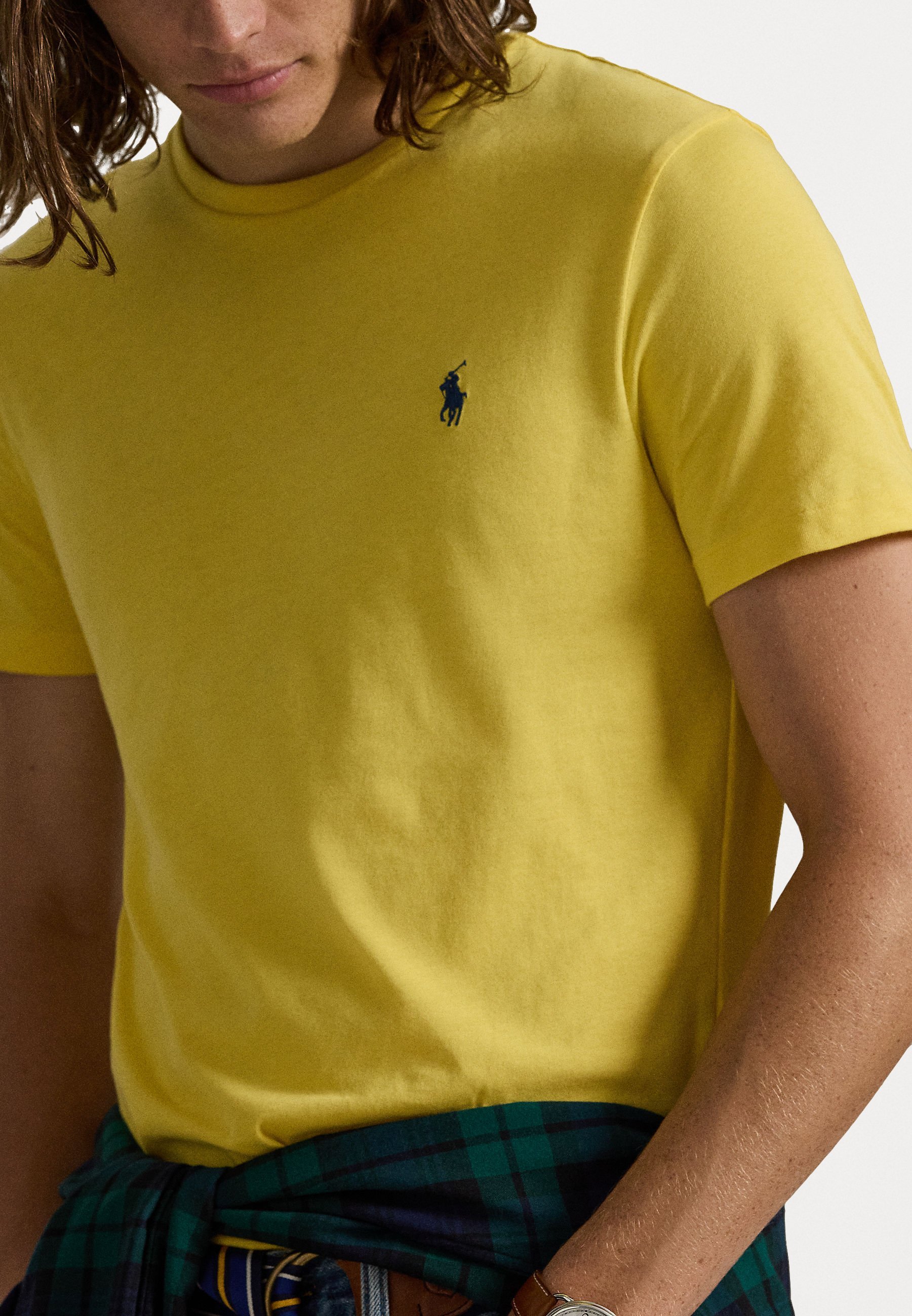 Polo Ralph Lauren CUSTOM SLIM FIT JERSEY CREWNECK T-SHIRT - Basic T-shirt - collegegeel