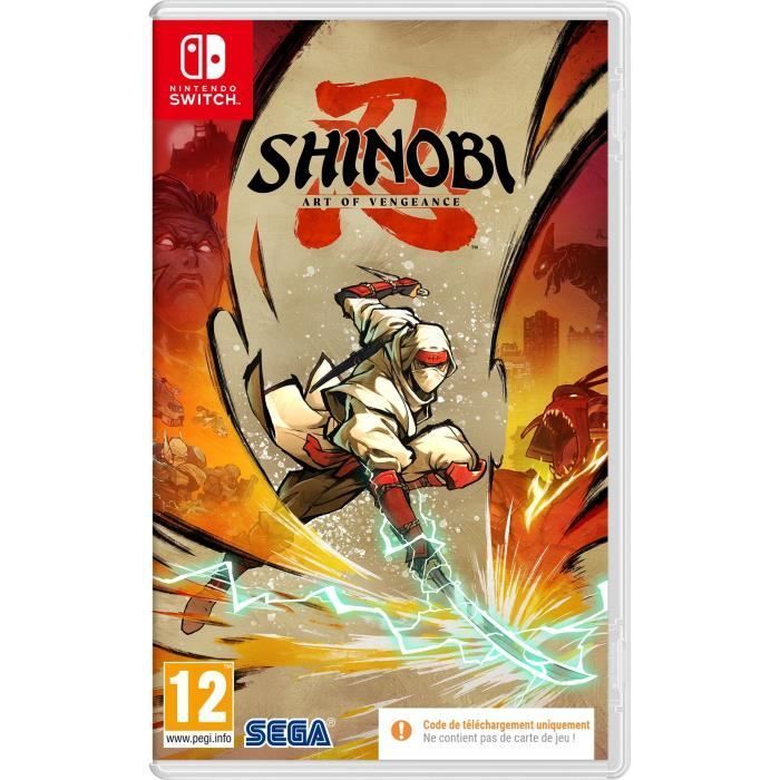 Shinobi: El arte de la venganza - Juego para Nintendo Switch - Código en una caja