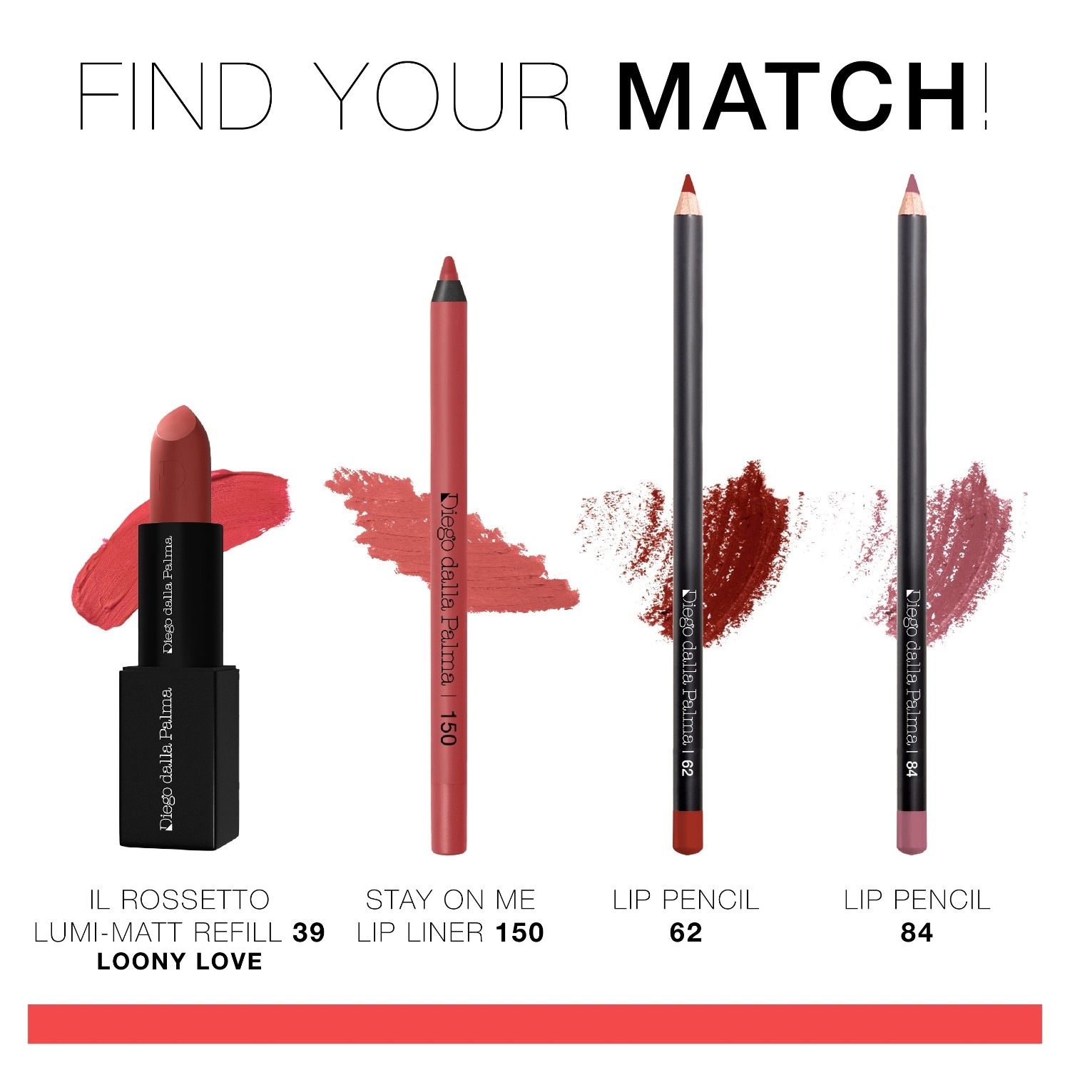 Diego dalla Palma Il Rossetto rouge à lèvres lumi-matt