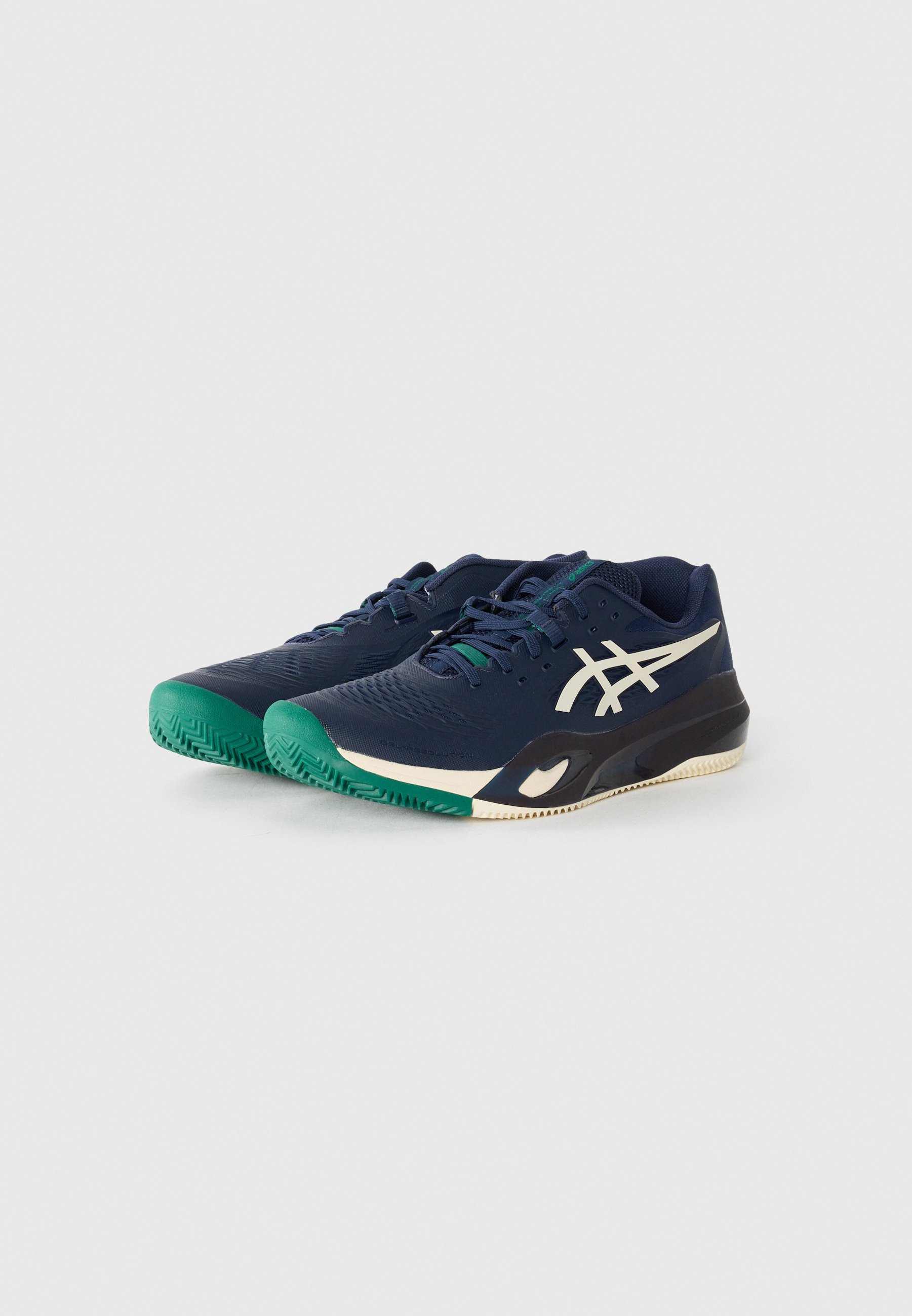 ASICS GEL RESOLUTION X CLAY - Scarpe da tennis per campi in terra battuta - blu notte/crema