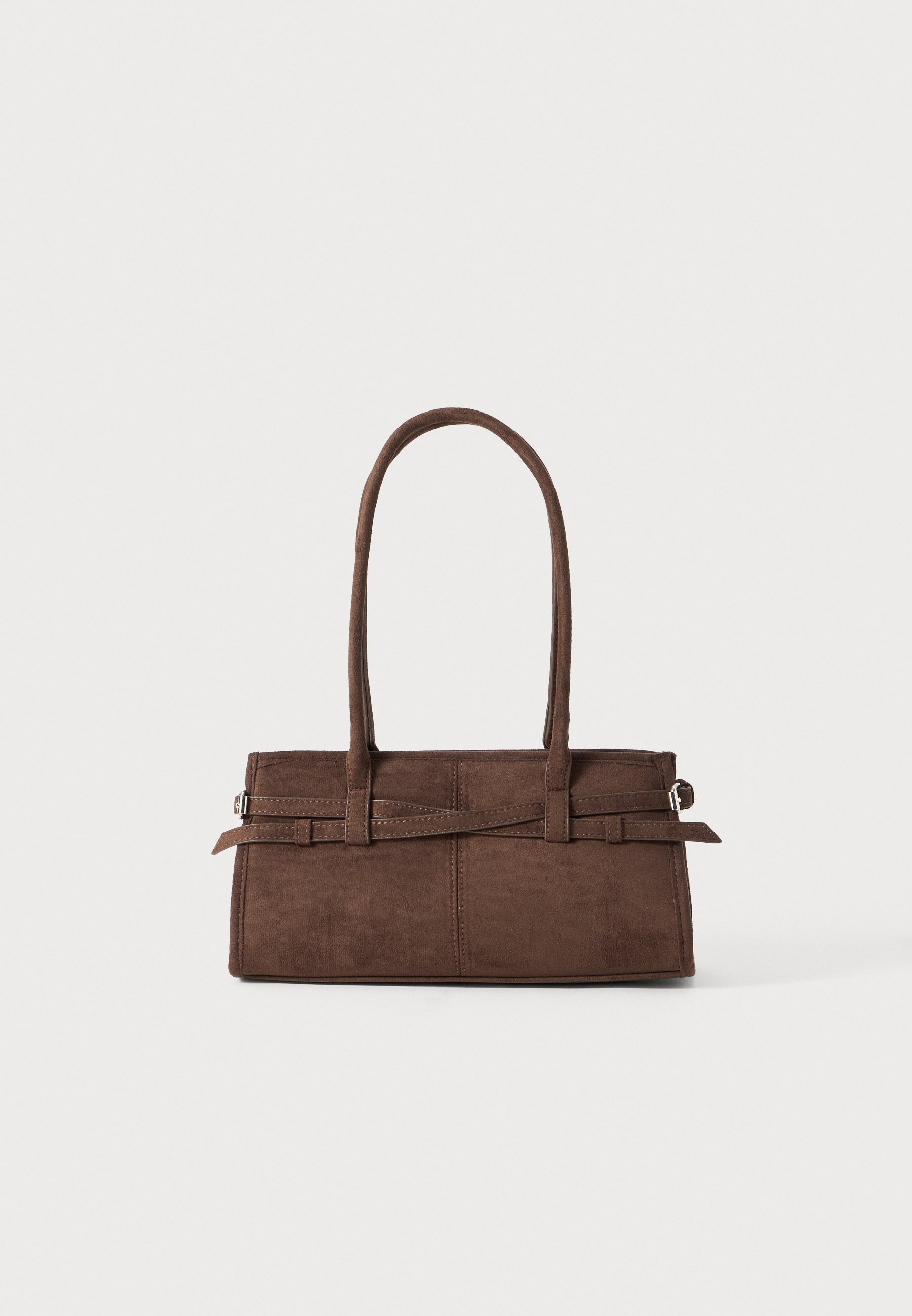 Gina Tricot BUCKEL SKULDERVESKE - Håndveske - mørkebrun