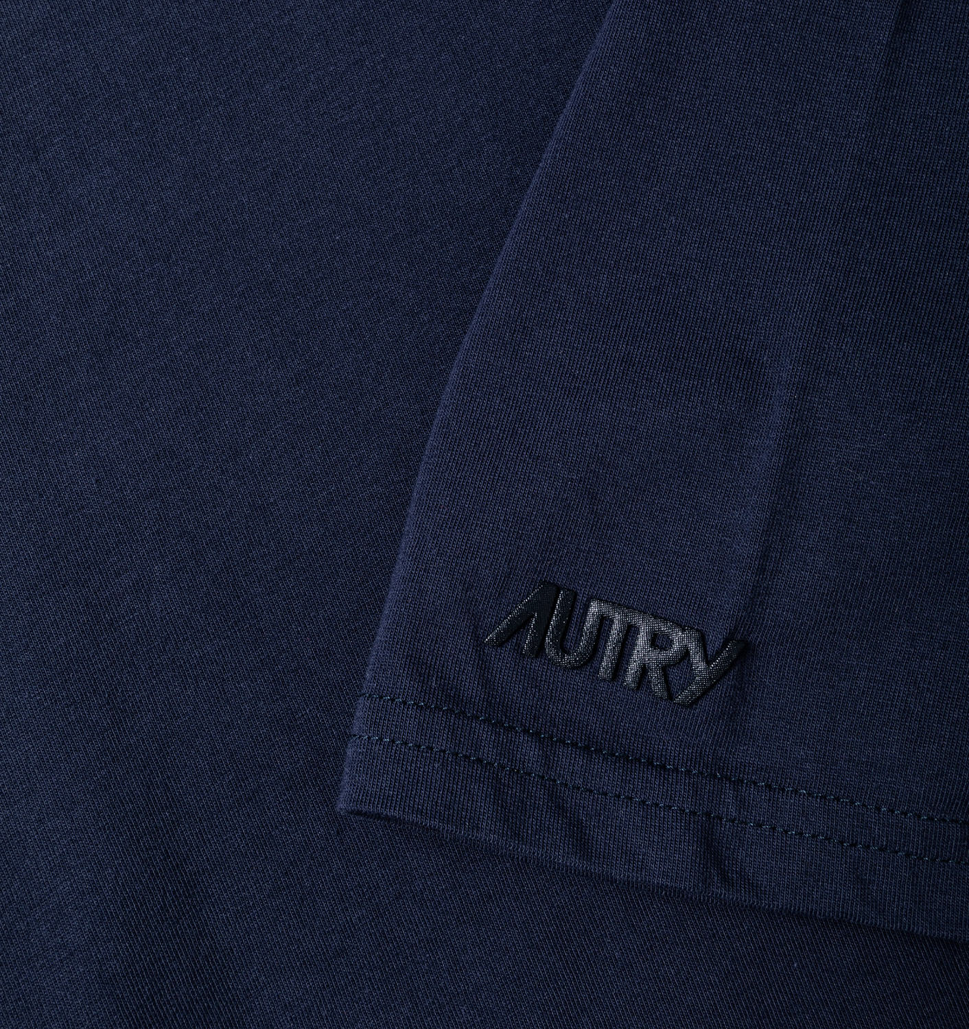 TRICOU DIN JERSEY DE BUMBAC CU LOGO ALBASTRU