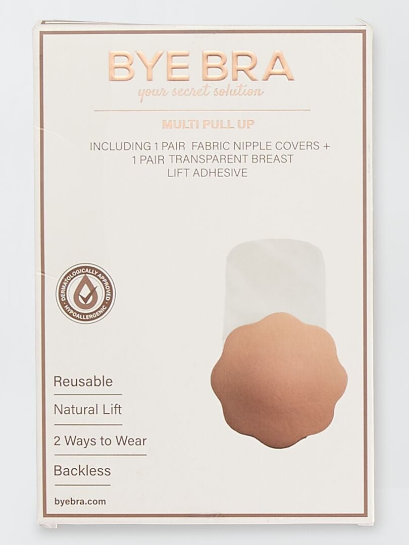 Tepelbedekkingen en borstliftset - BEIGE