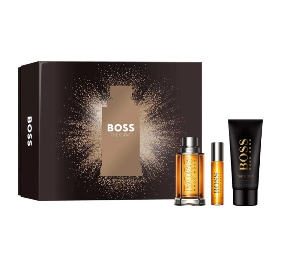 Hugo Boss Boss The Scent for Him woda toaletowa spray 100 ml   10 ml   żel pod prysznic 100 ml
