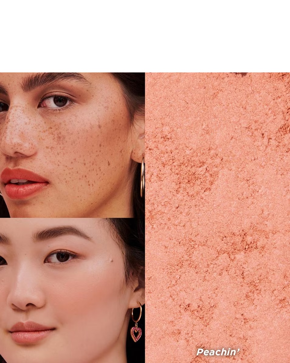 BENEFIT COSMETICS KUTIJU PUDERA PEACHIN' WANDERFUL WORLD RUMENILO U PUDERIMA