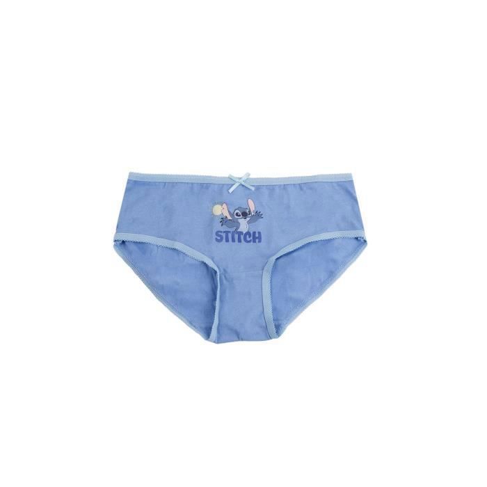 Ensemble de sous-vêtements - Stitch - Fille - 3 pièces - Multicolore - Doux et respirant