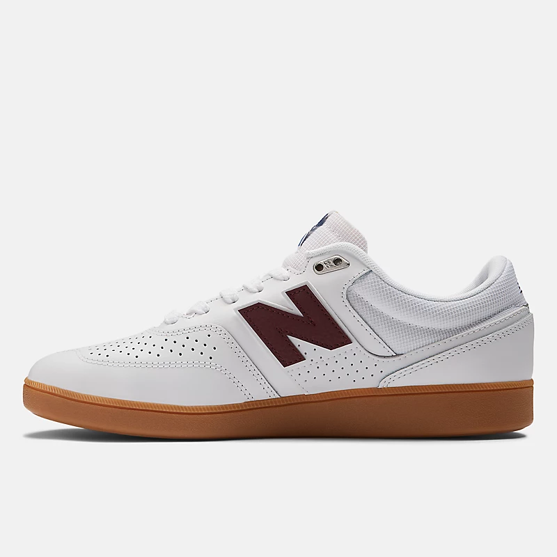 Męska koszulka NB Numeric Brandon Westgate 508 - biała z NB Burgundy